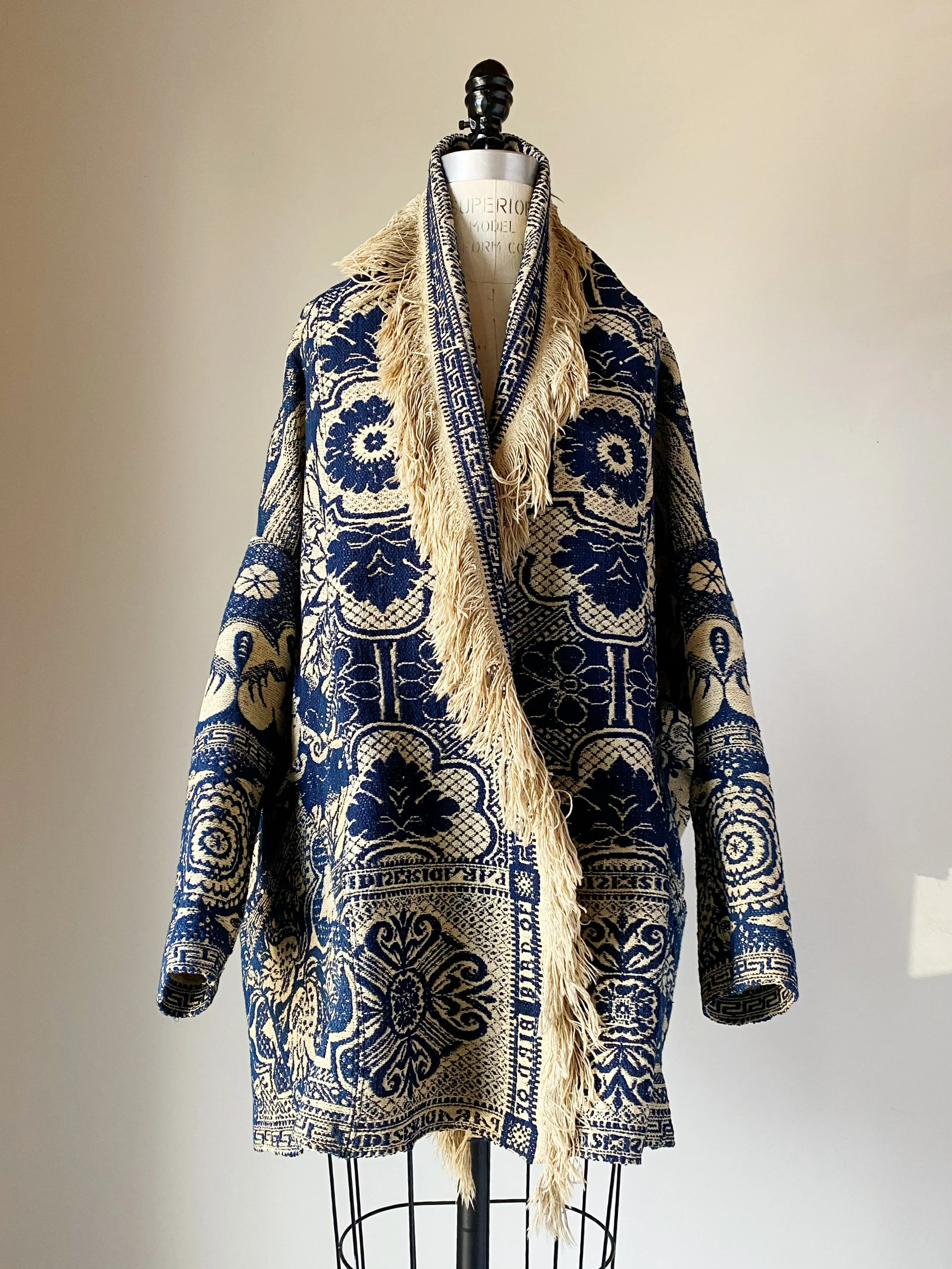 bird of paradise coverlet cocoon jacket