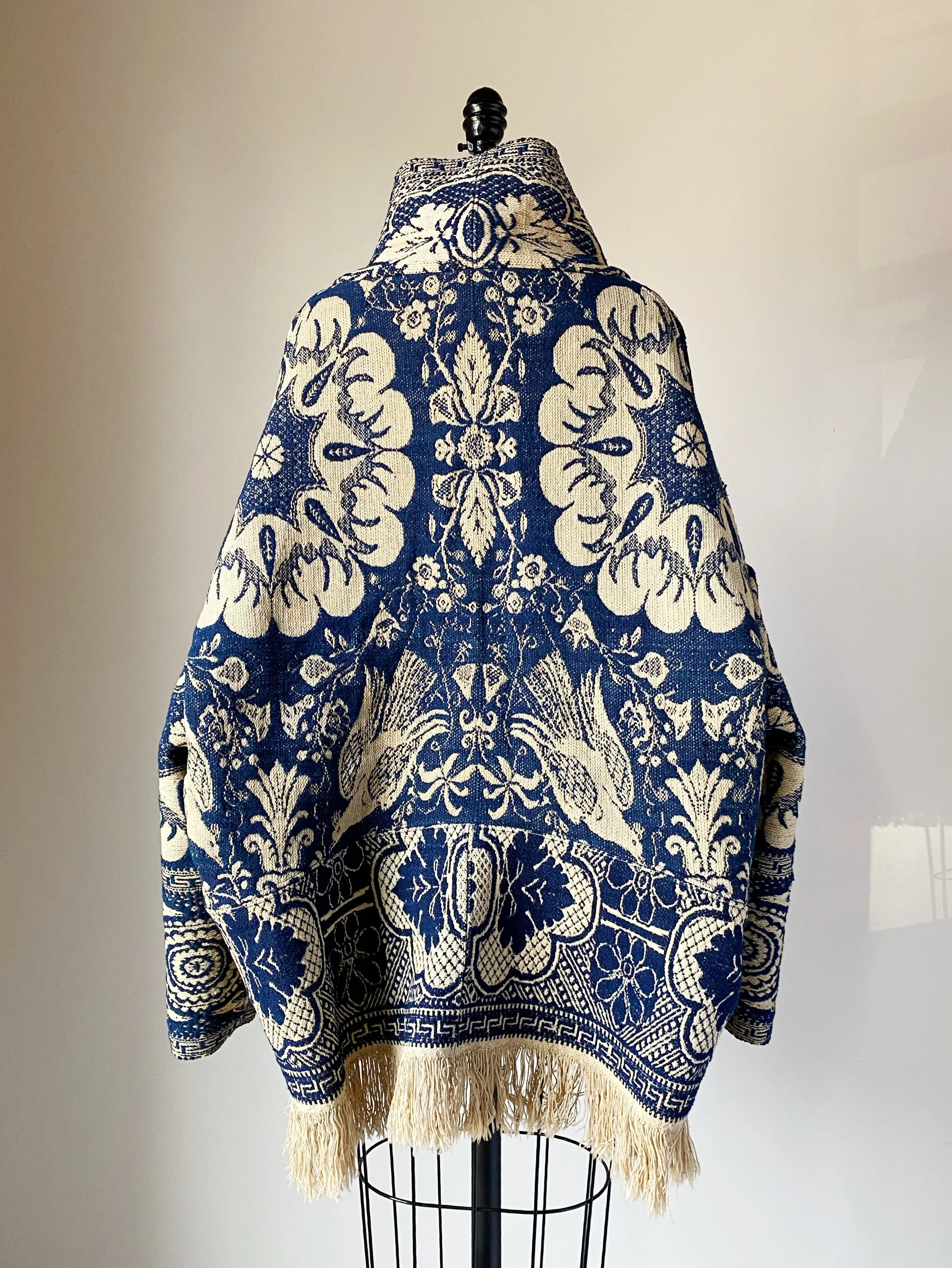 bird of paradise coverlet cocoon jacket