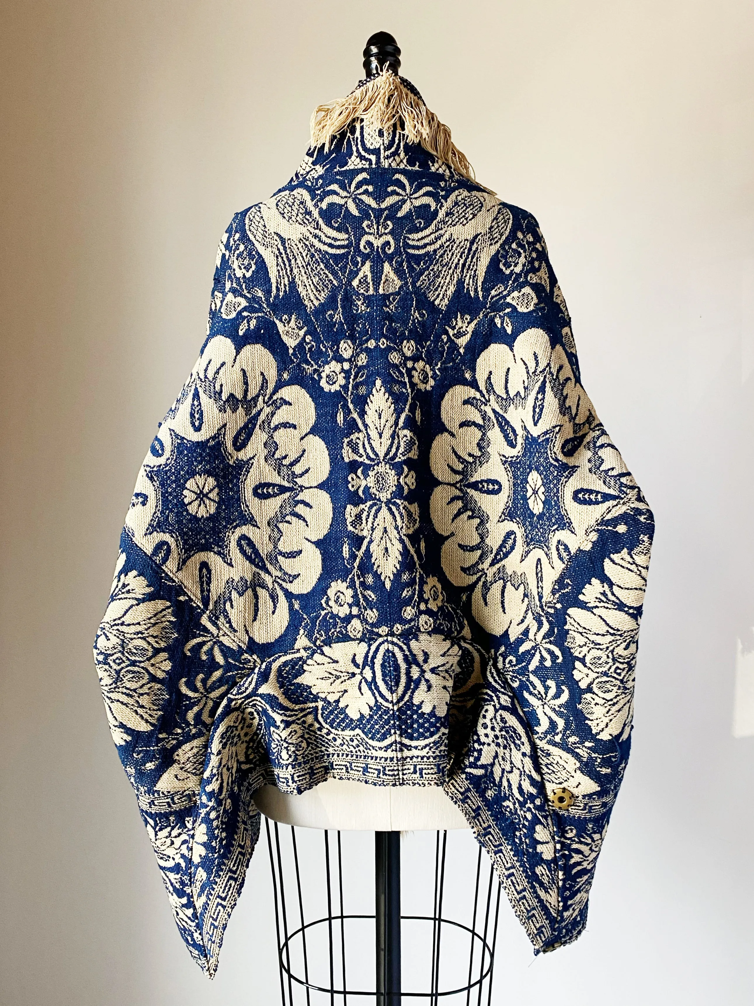 bird of paradise coverlet cocoon jacket