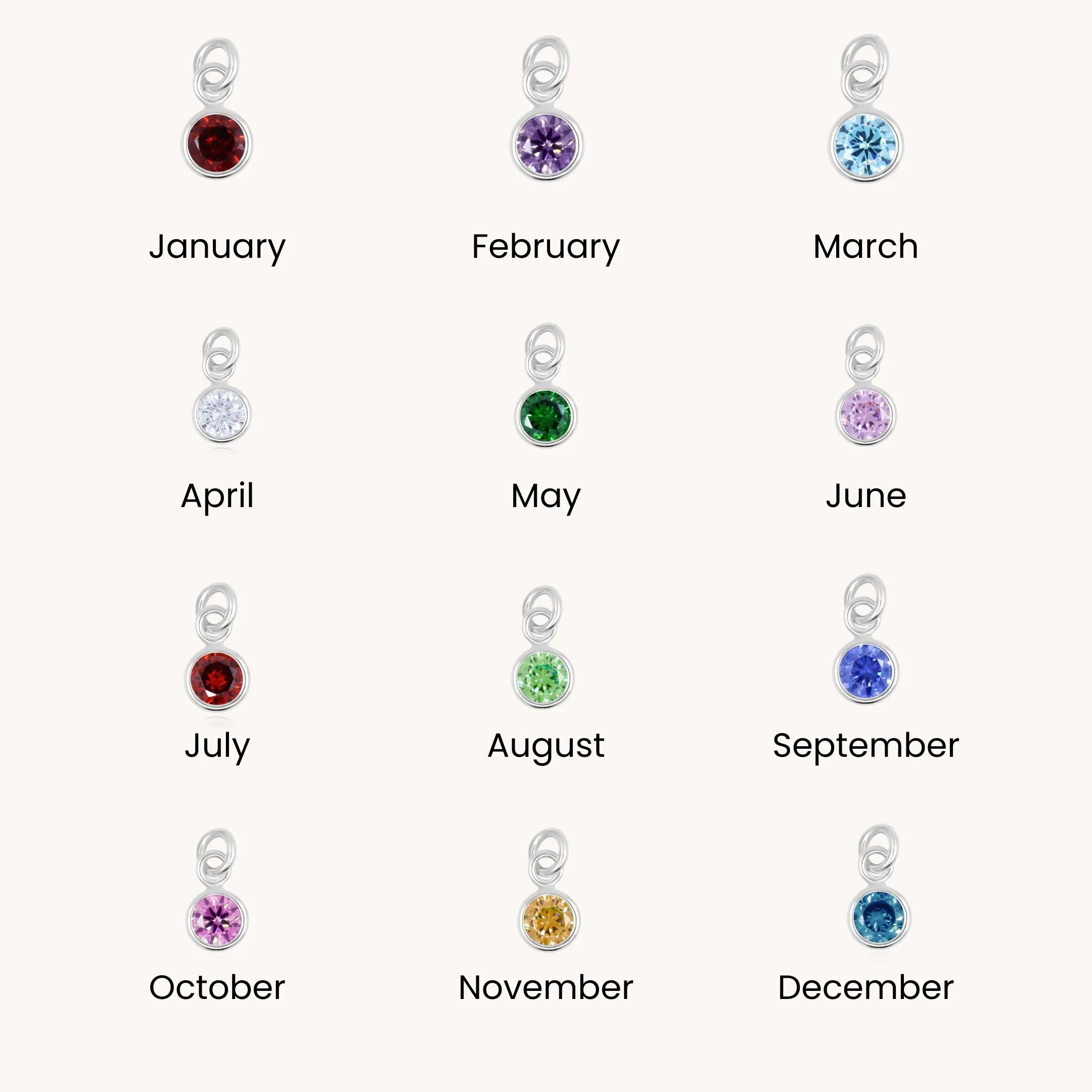 Birthstone Expandable Bangle