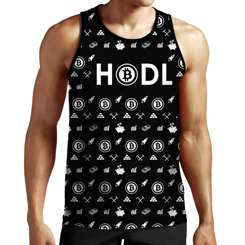 Bitcoin HODL Black Tank Top
