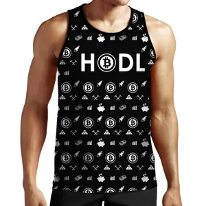 Bitcoin HODL Black Tank Top
