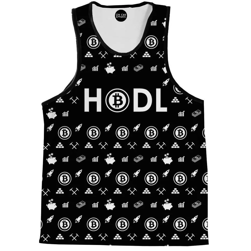 Bitcoin HODL Black Tank Top