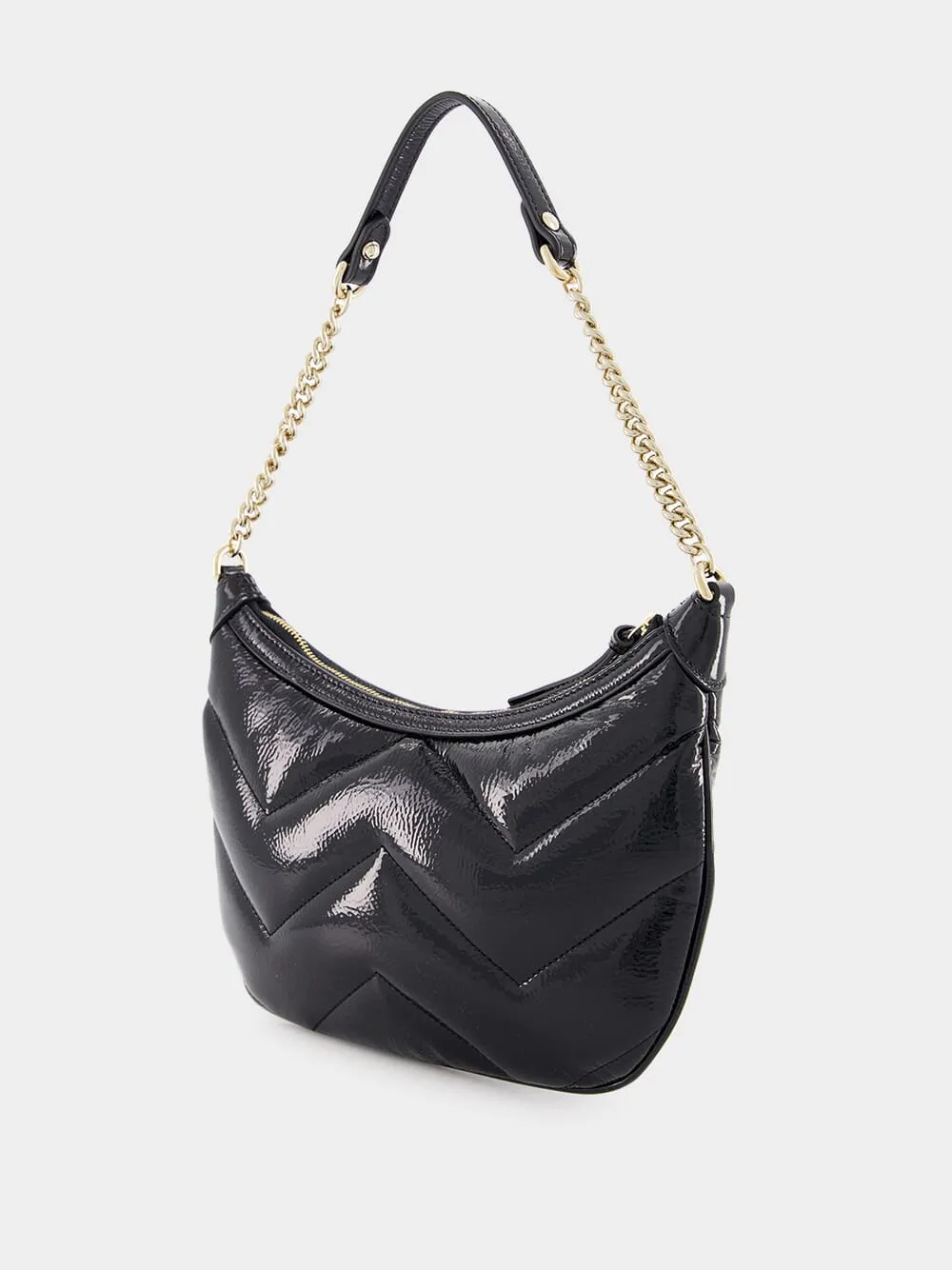 Black GG Marmont Small Shoulder Bag