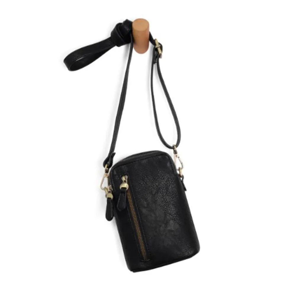 Black  Jolene Crossbody Phone Bag