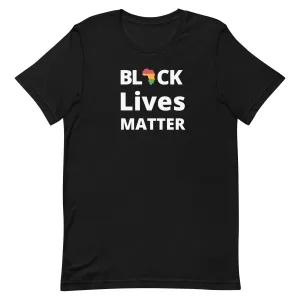 Black Lives Matter Unisex black t-shirt