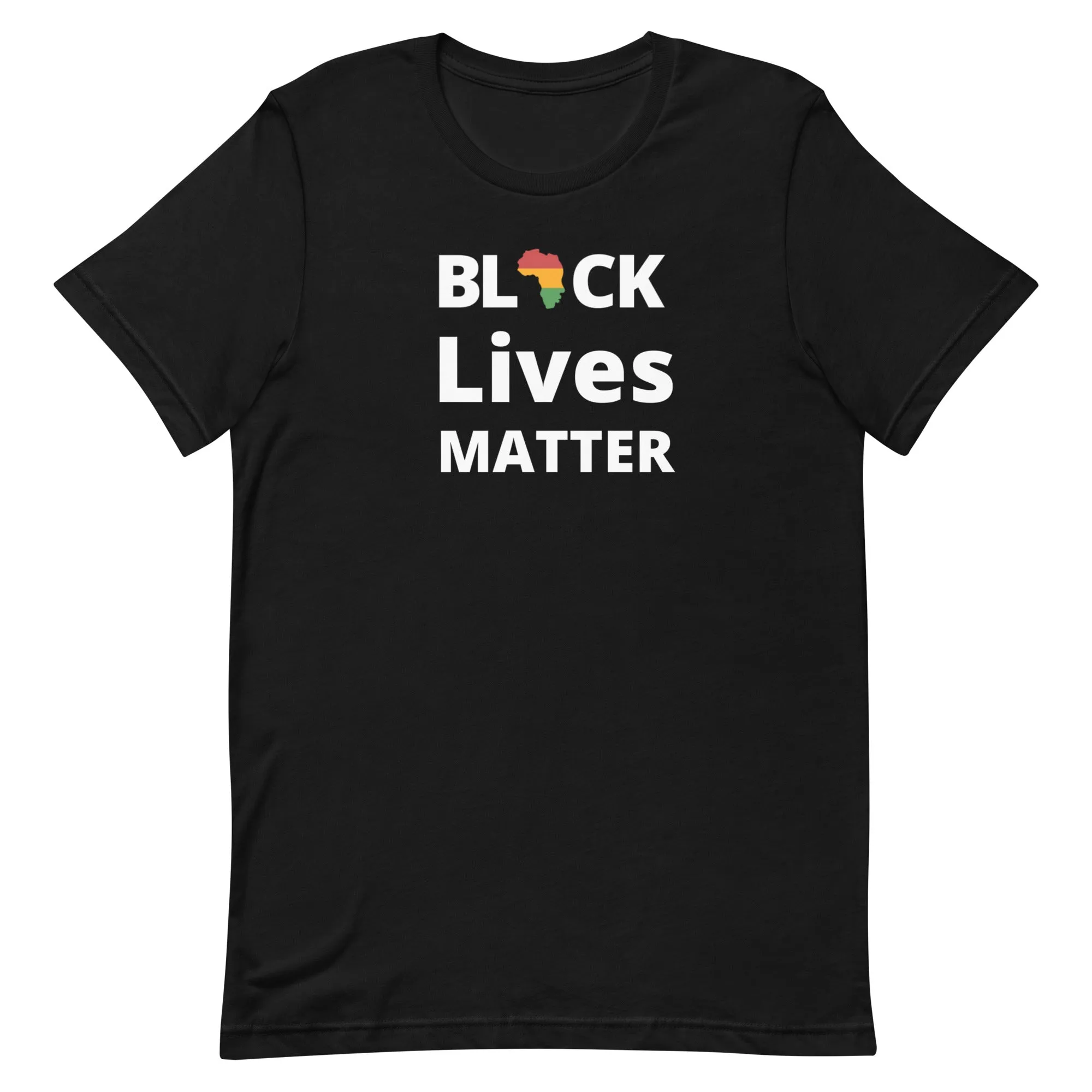 Black Lives Matter Unisex black t-shirt