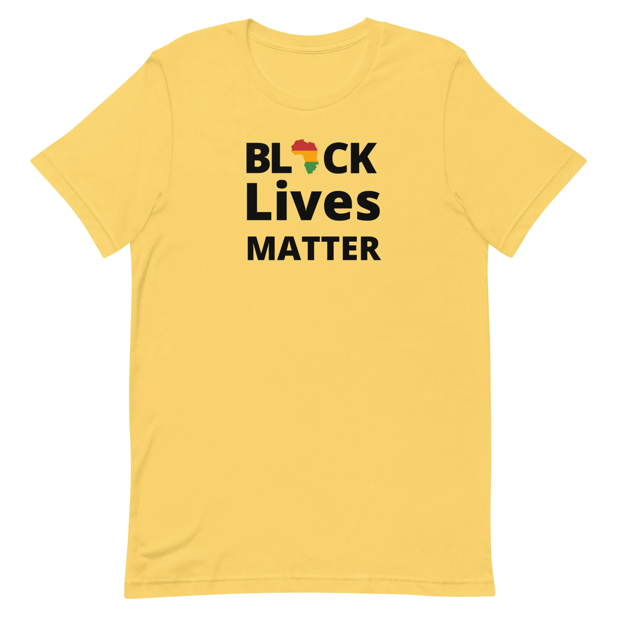 Black Lives Matter Unisex white t-shirt