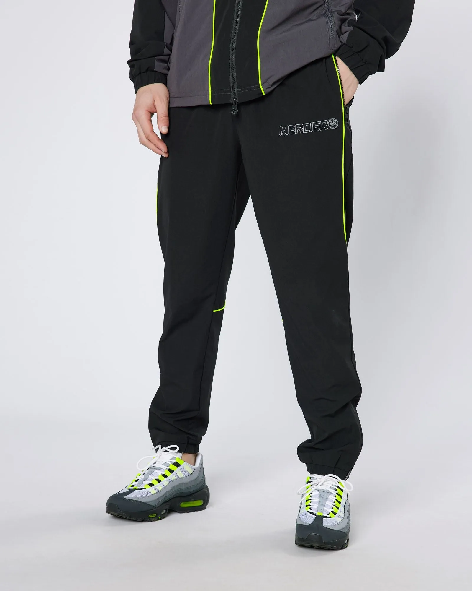 Black Neon Trail Track Pants