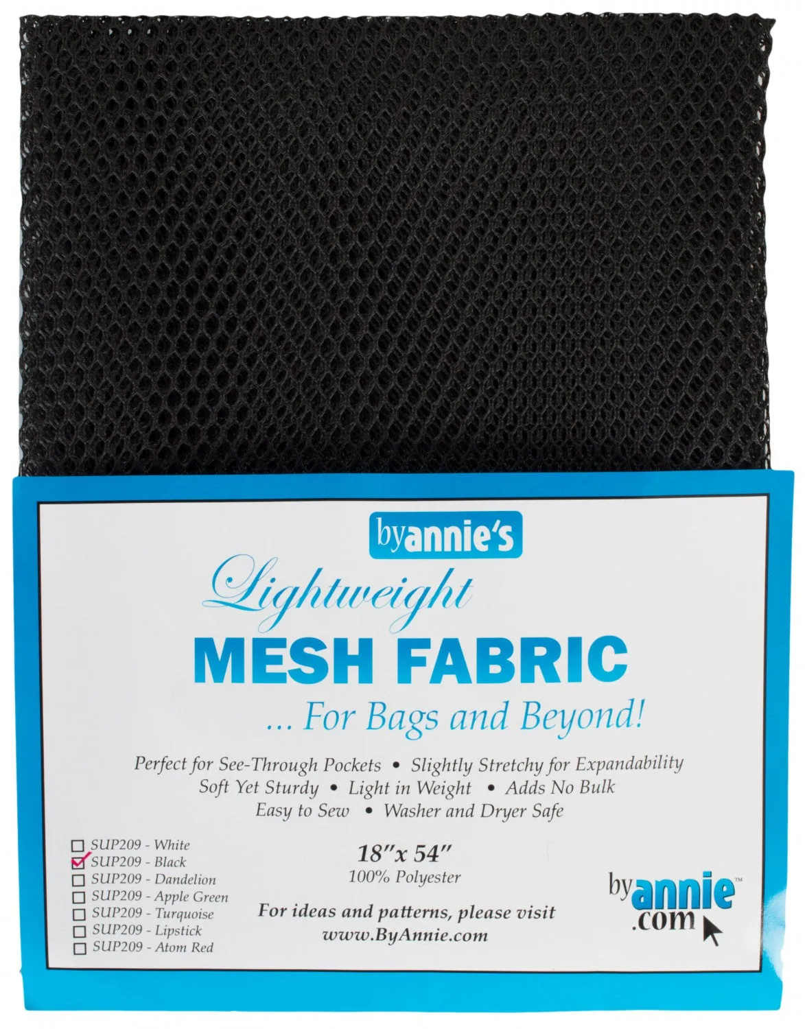 Black Vinyl Mesh