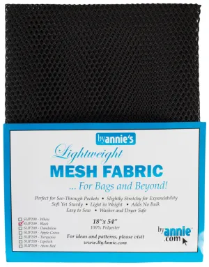 Black Vinyl Mesh