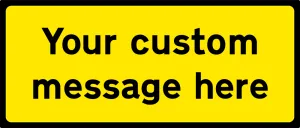 Black/Yellow - 1050x450mm