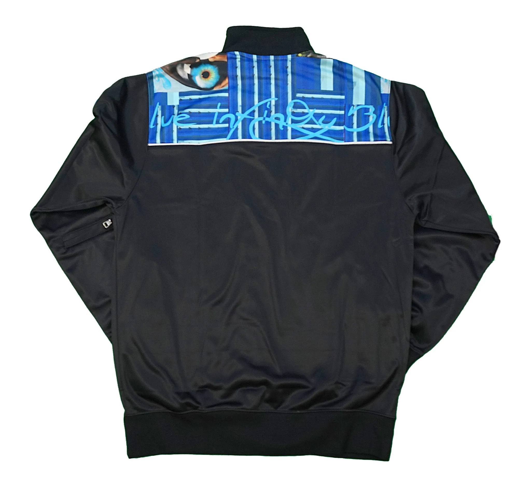 Blue Infinity Men's Sweatsuit Jacket