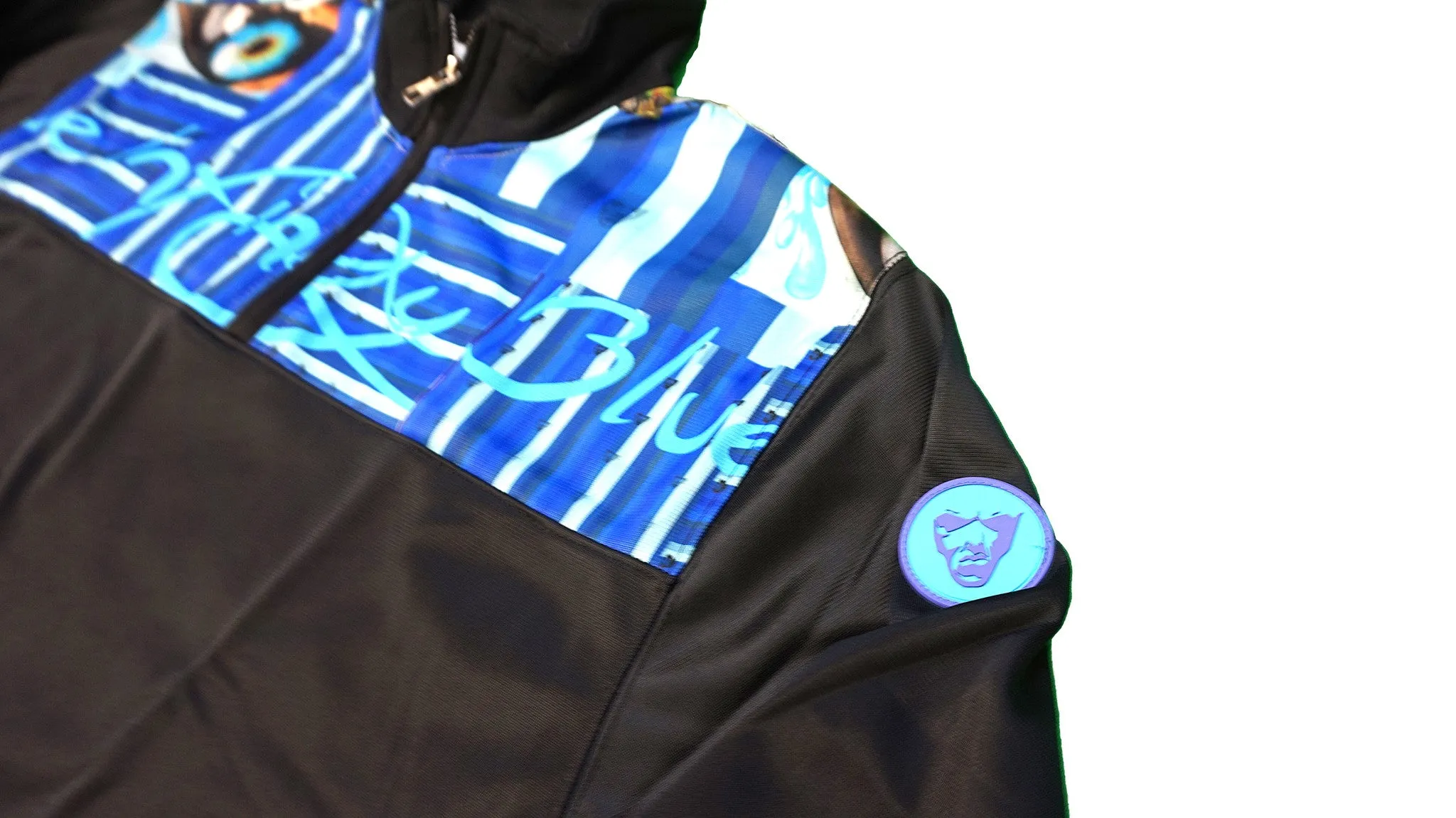 Blue Infinity Men's Sweatsuit Jacket