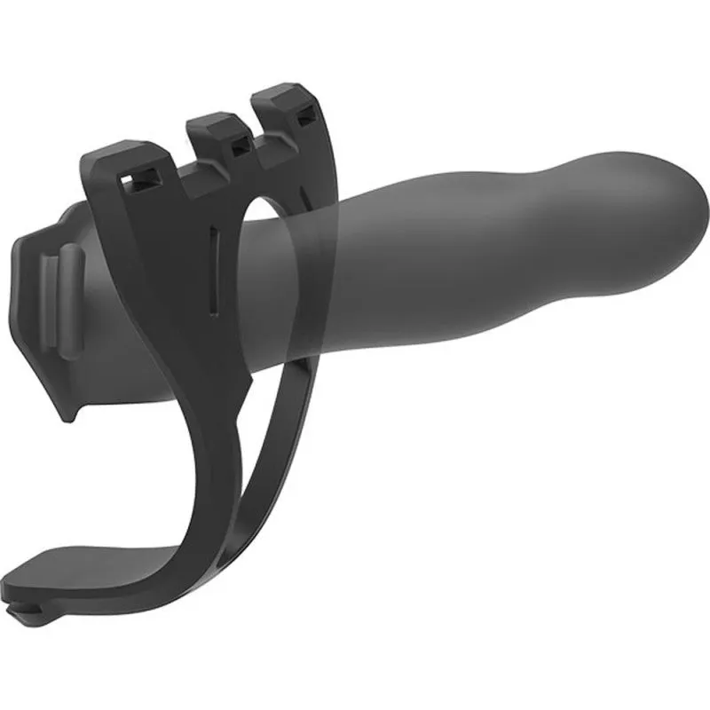 Body Extensions - Hollow Slim  Strap-on  2-Piece Set - Black