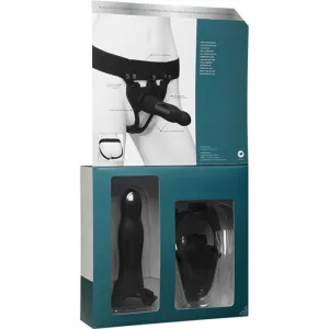 Body Extensions - Hollow Slim  Strap-on  2-Piece Set - Black