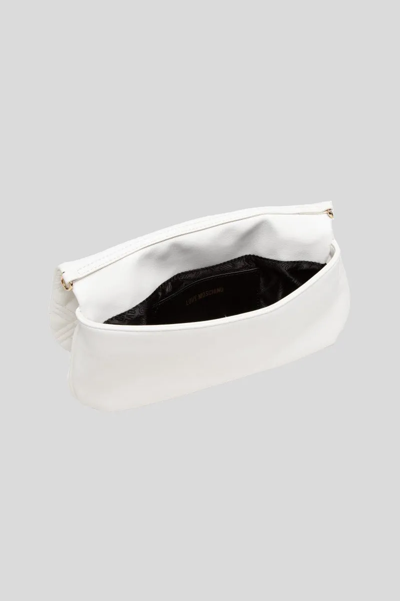 Borsa Quilted Nappa Pu - Bianco