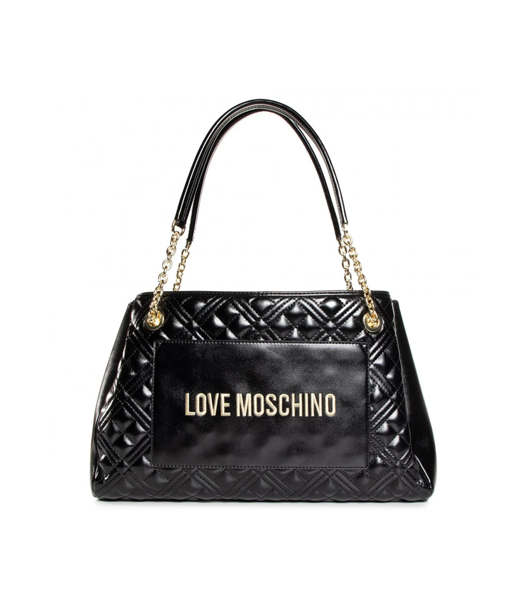 Borsa Quilted Nappa Pu - Nero