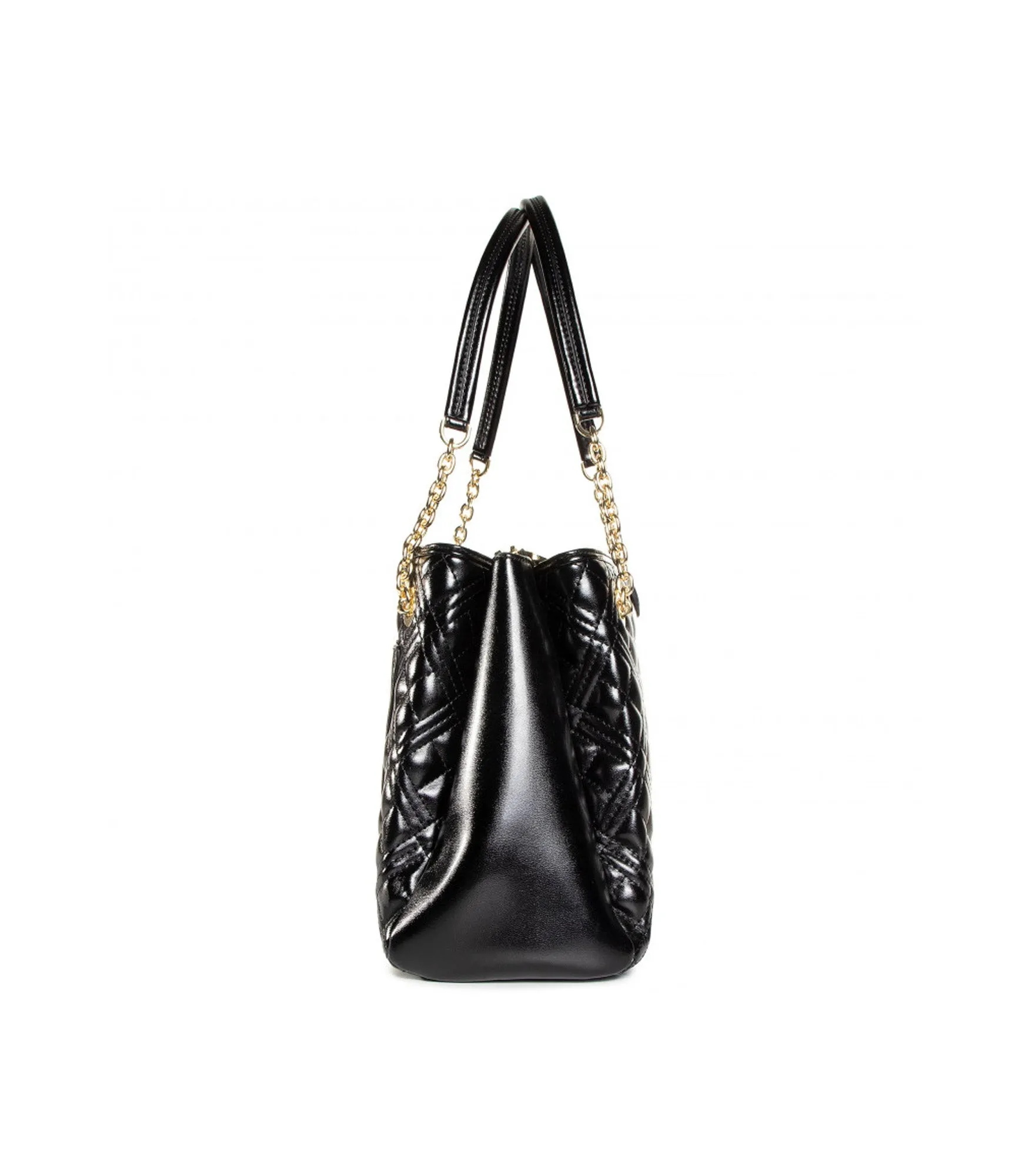 Borsa Quilted Nappa Pu - Nero