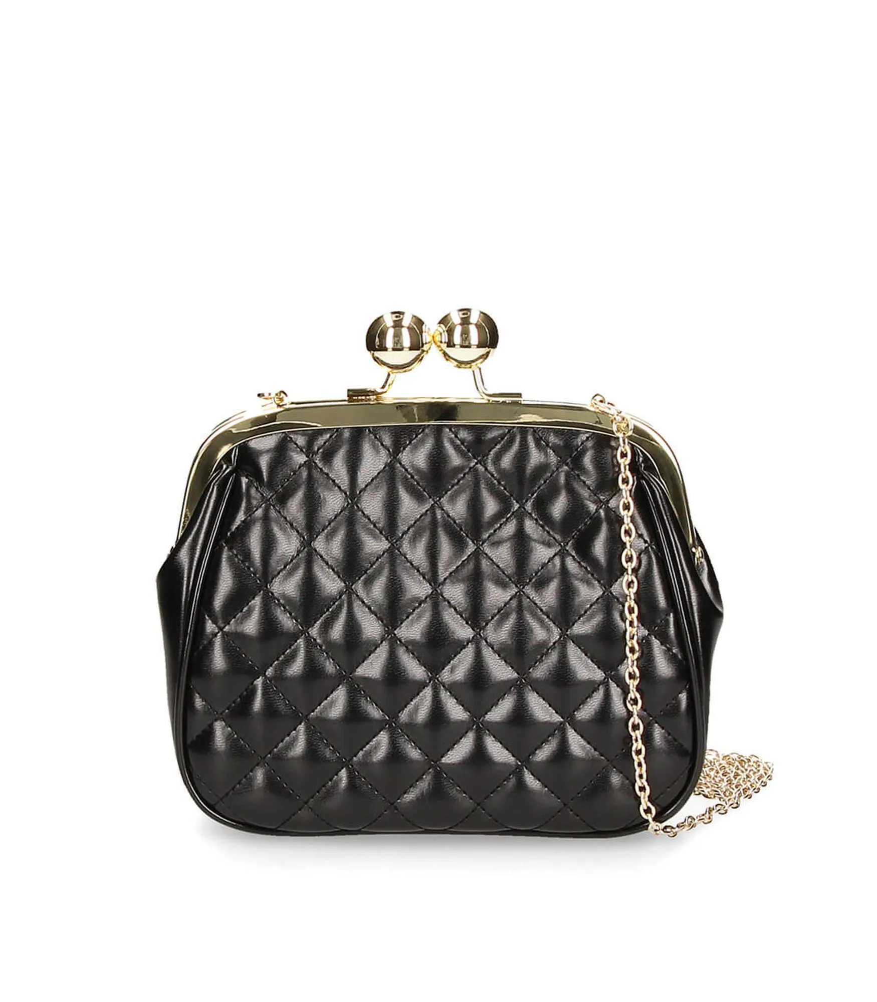 Borsa Quilted Nappa Pu - Nero