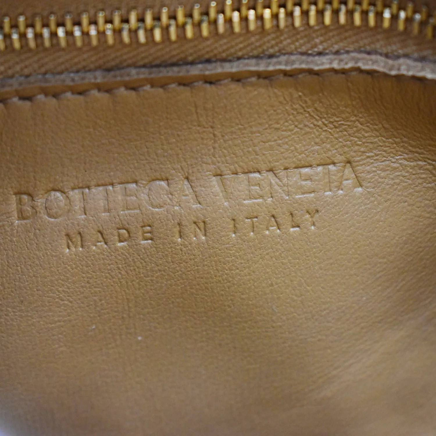 BOTTEGA VENETA Padded Cassette Leather Crossbody Bags Caramel