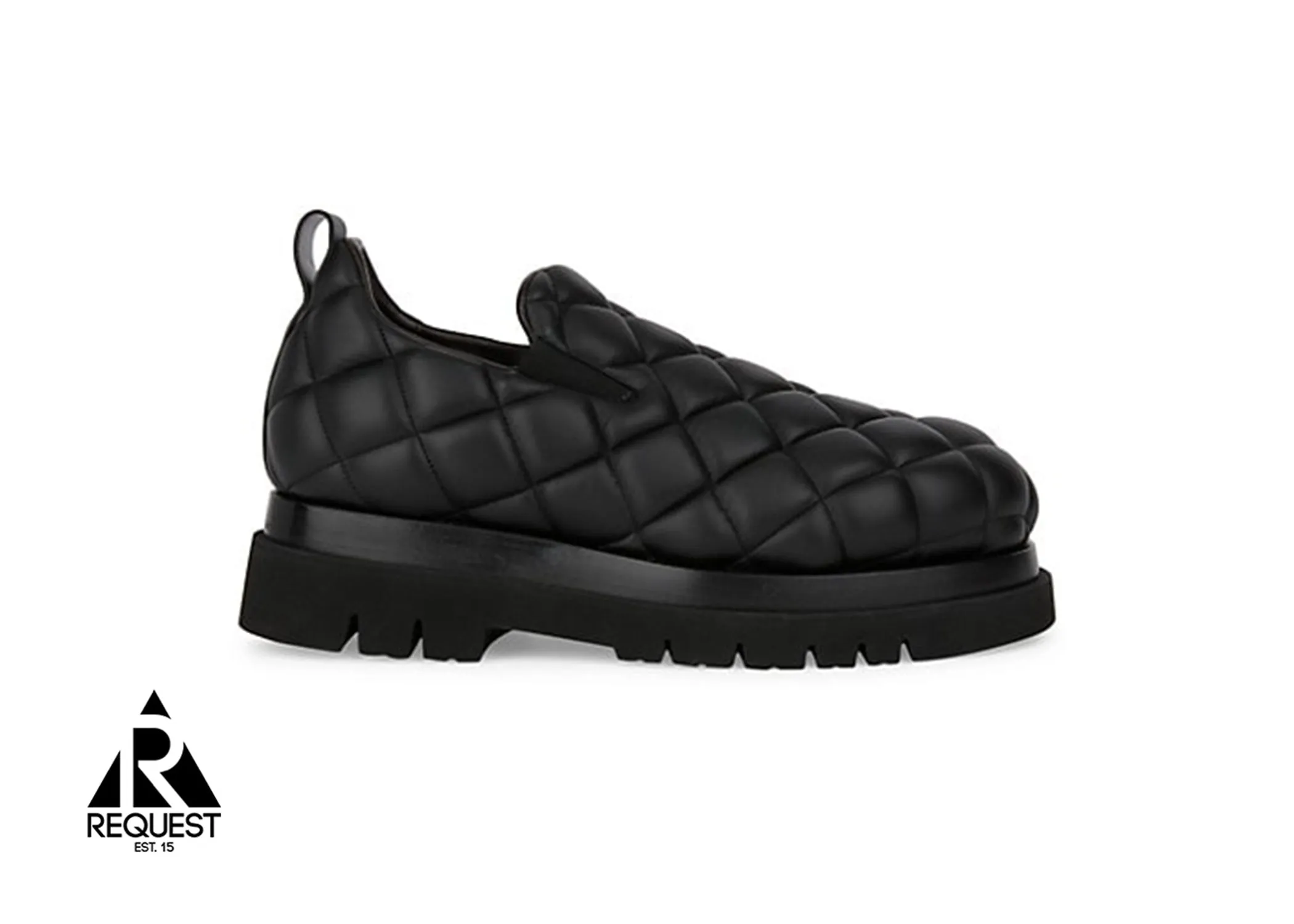 Bottega Veneta Quilted Stitched Nap Lambskin "BLACK"