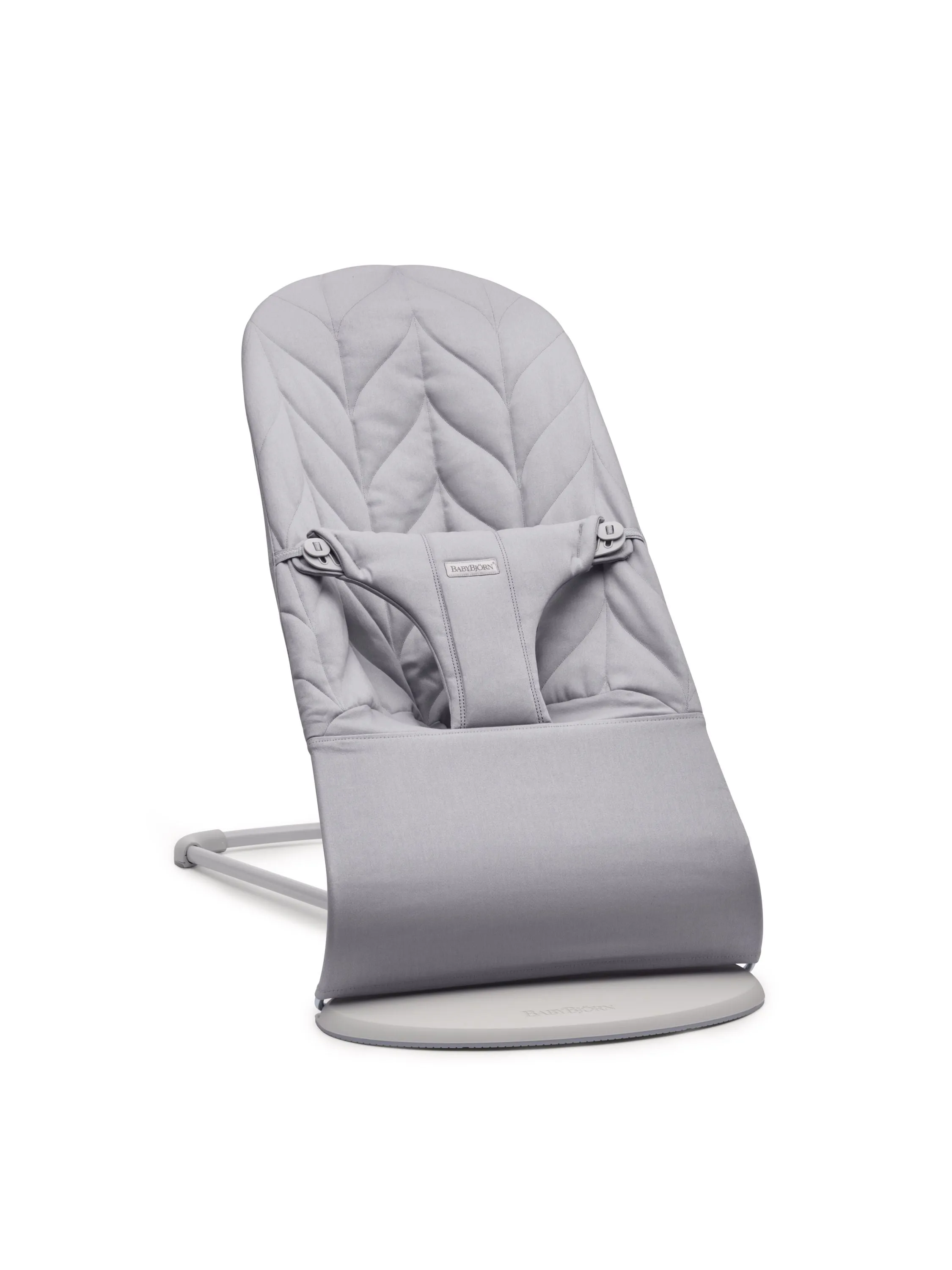 BOUNCER BLISS - LIGHT GREY - QUILTED COTTON