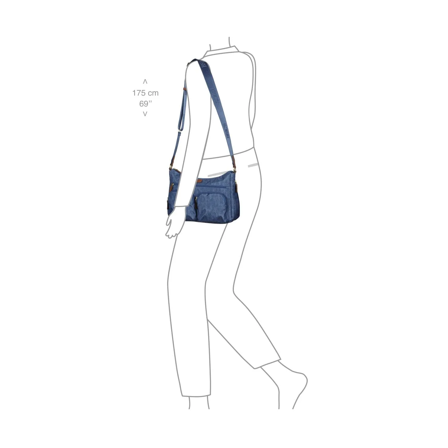 BRIC'S X-Bag Expandable Shoulder Bag