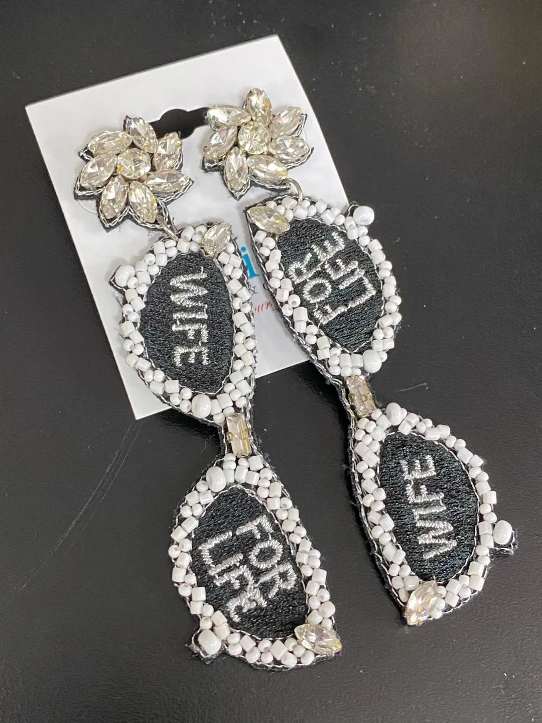 Bride Earrings & Bags