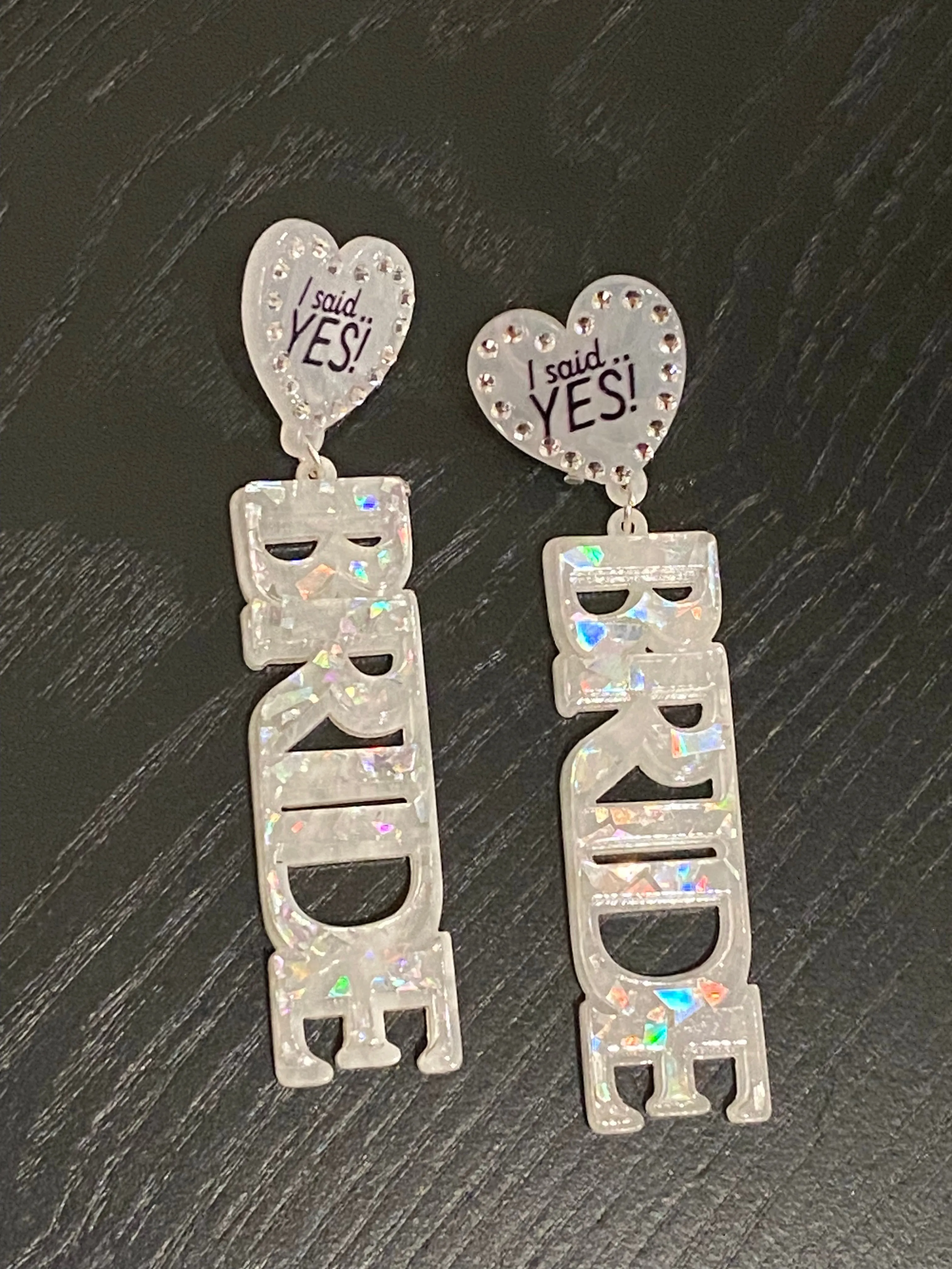 Bride Earrings & Bags