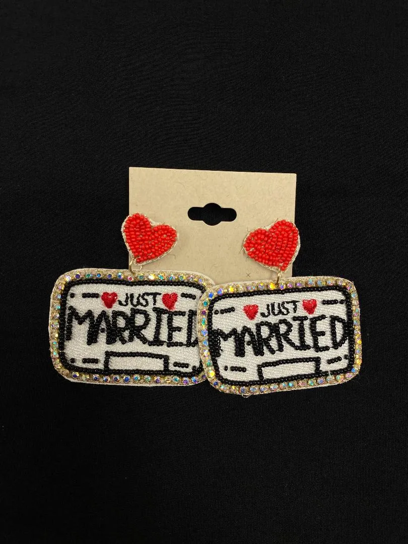 Bride Earrings & Bags