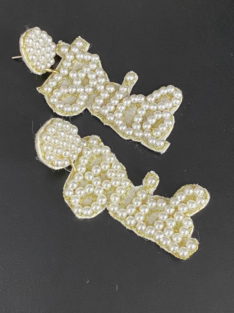 Bride Earrings & Bags