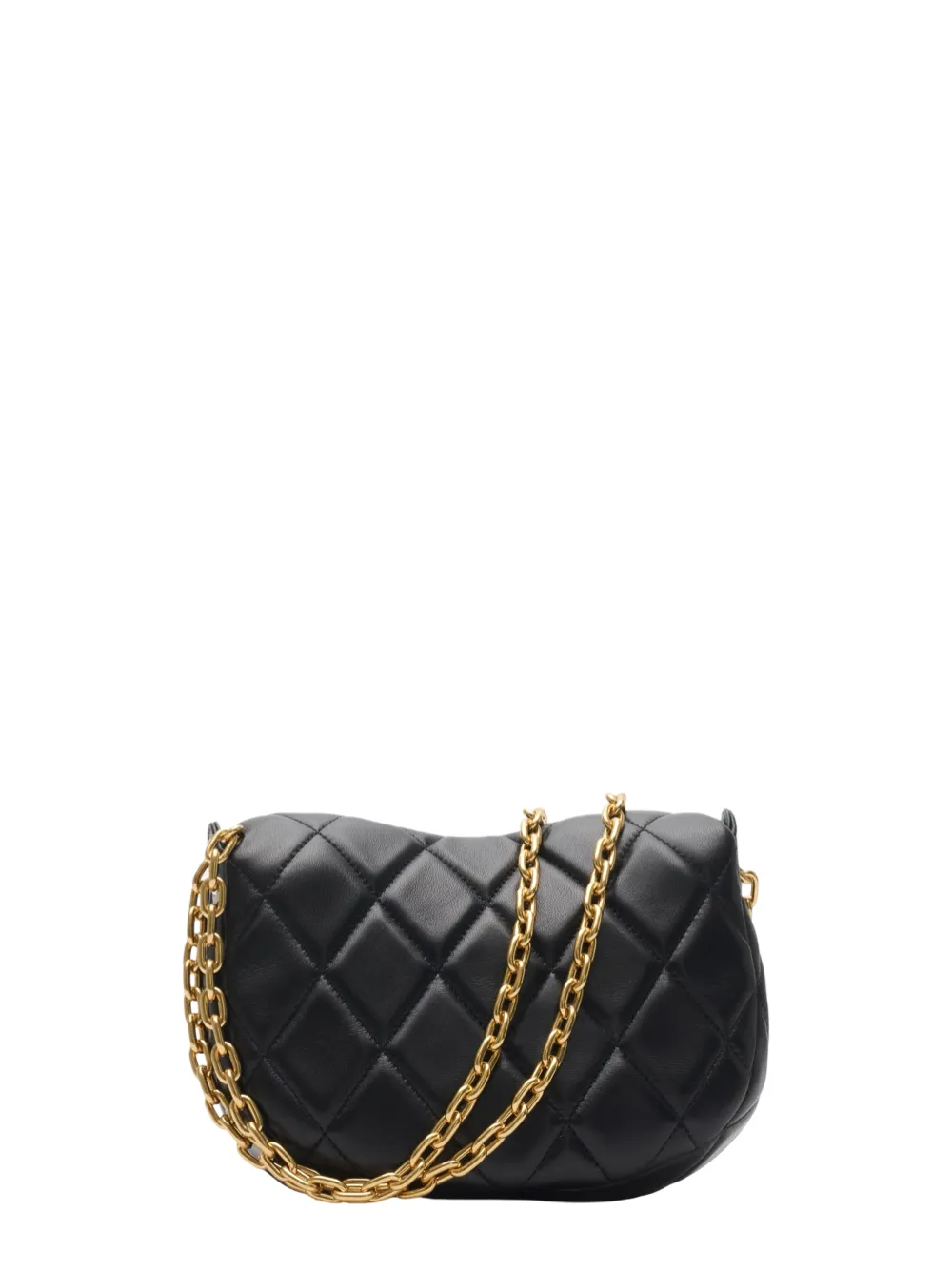 Burberry Quilted Rocking Horse Bag in Black/Gold