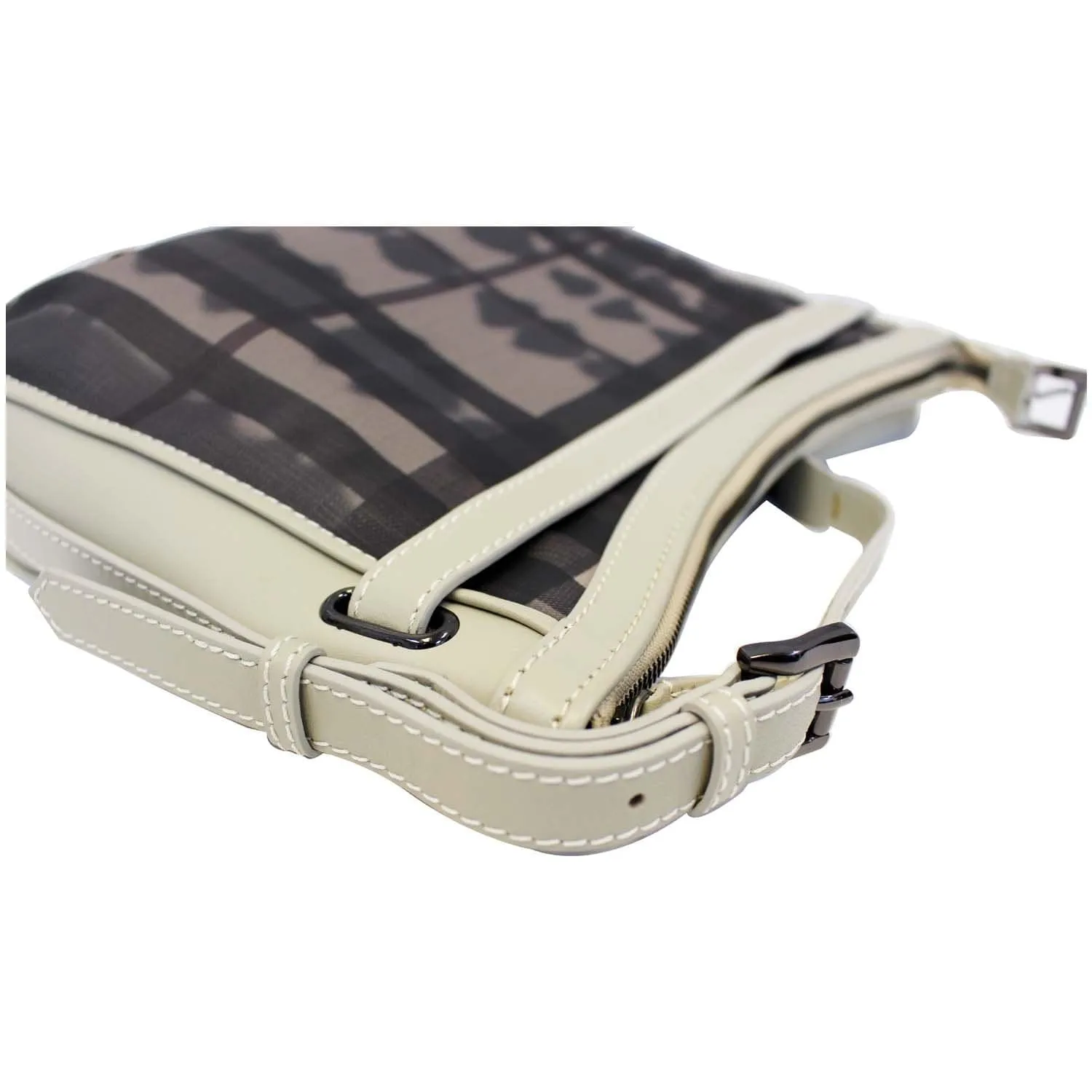 Burberry Tie Dye Smoked Check Shoulder Bag