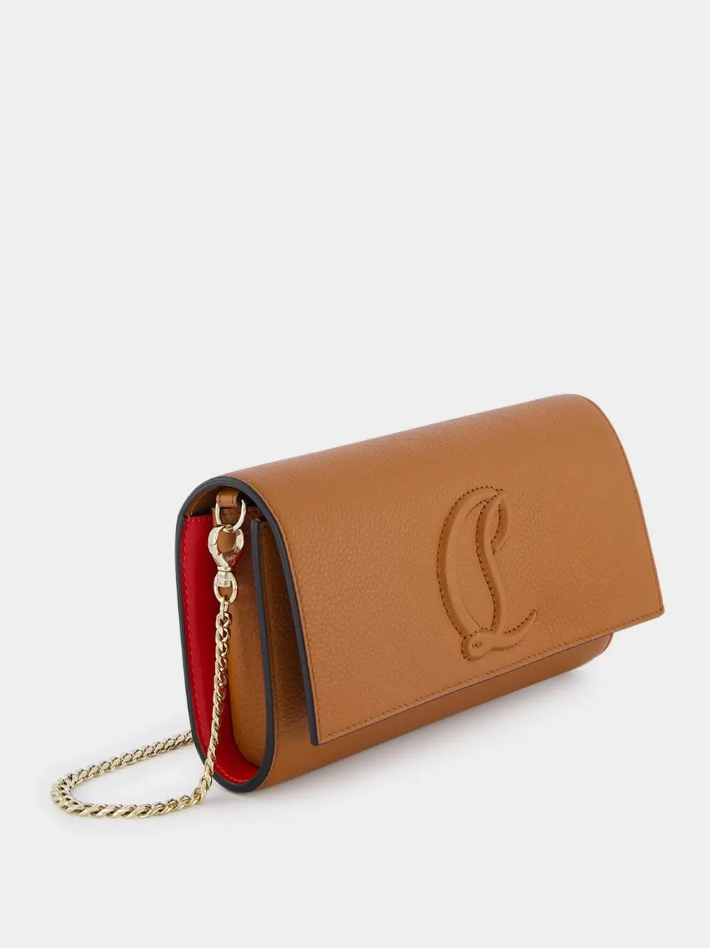 By My Side Brown Clutch