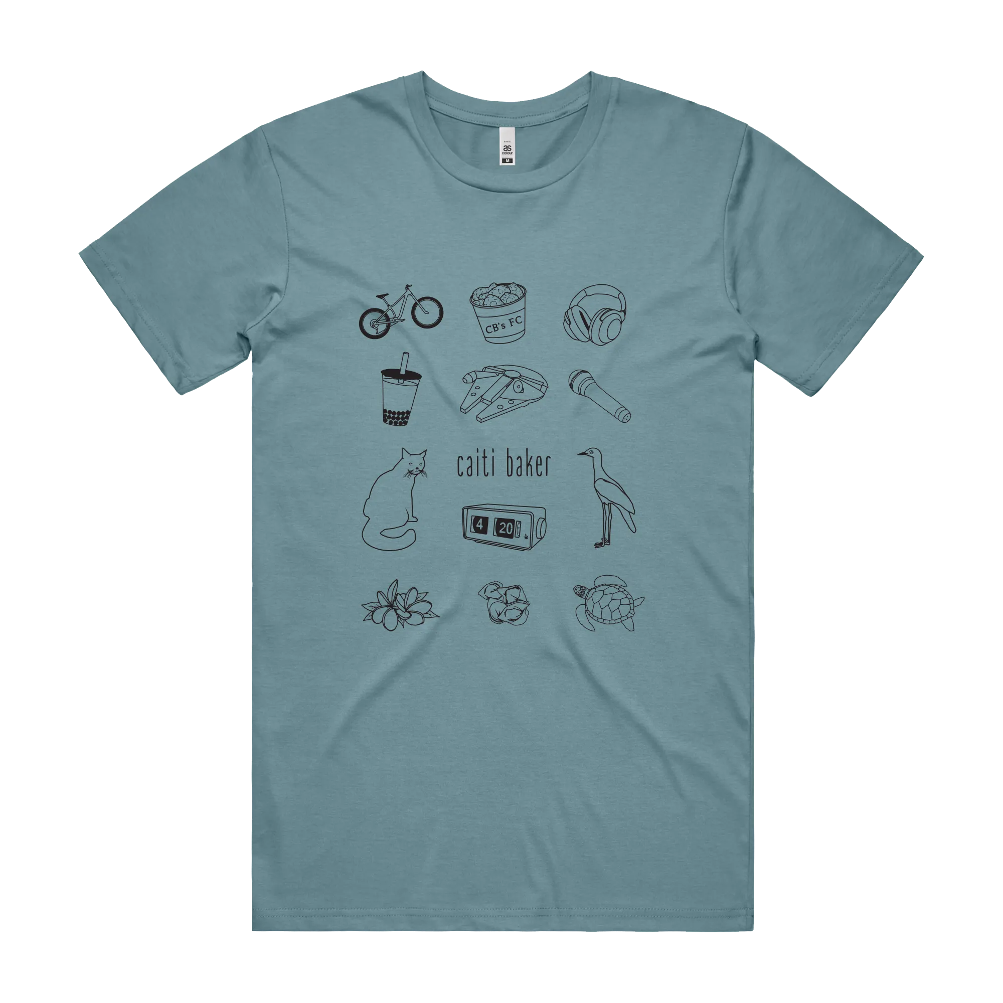Caiti Baker | Icons T-Shirt (Slate)