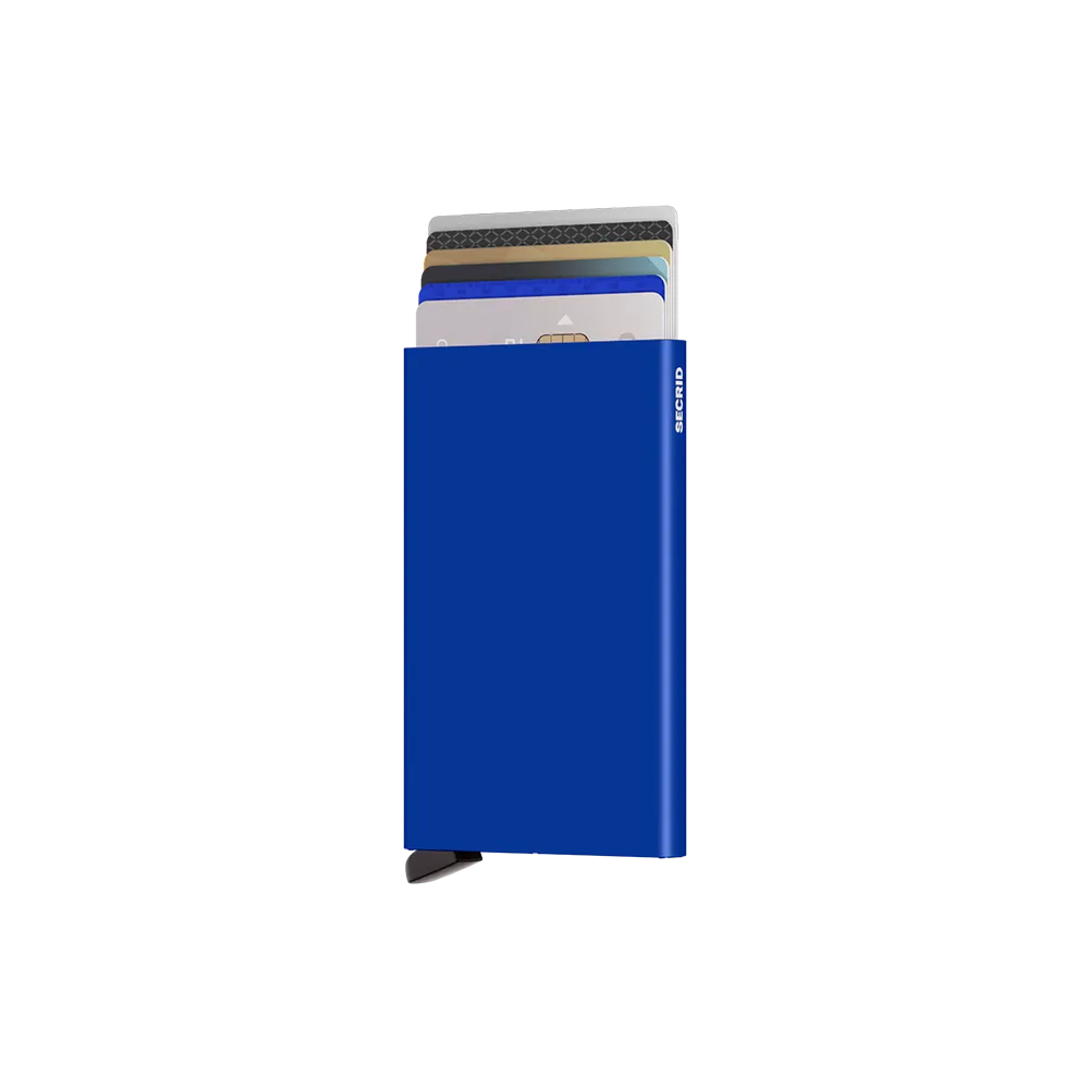 Cardprotector Aluminium Blue