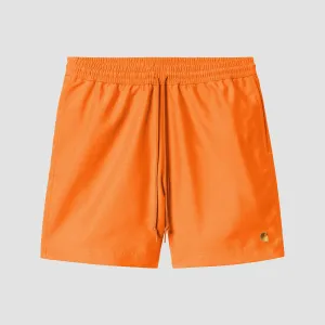 Carhartt WIP Chase Swim Trunks Pumpkin/Gold