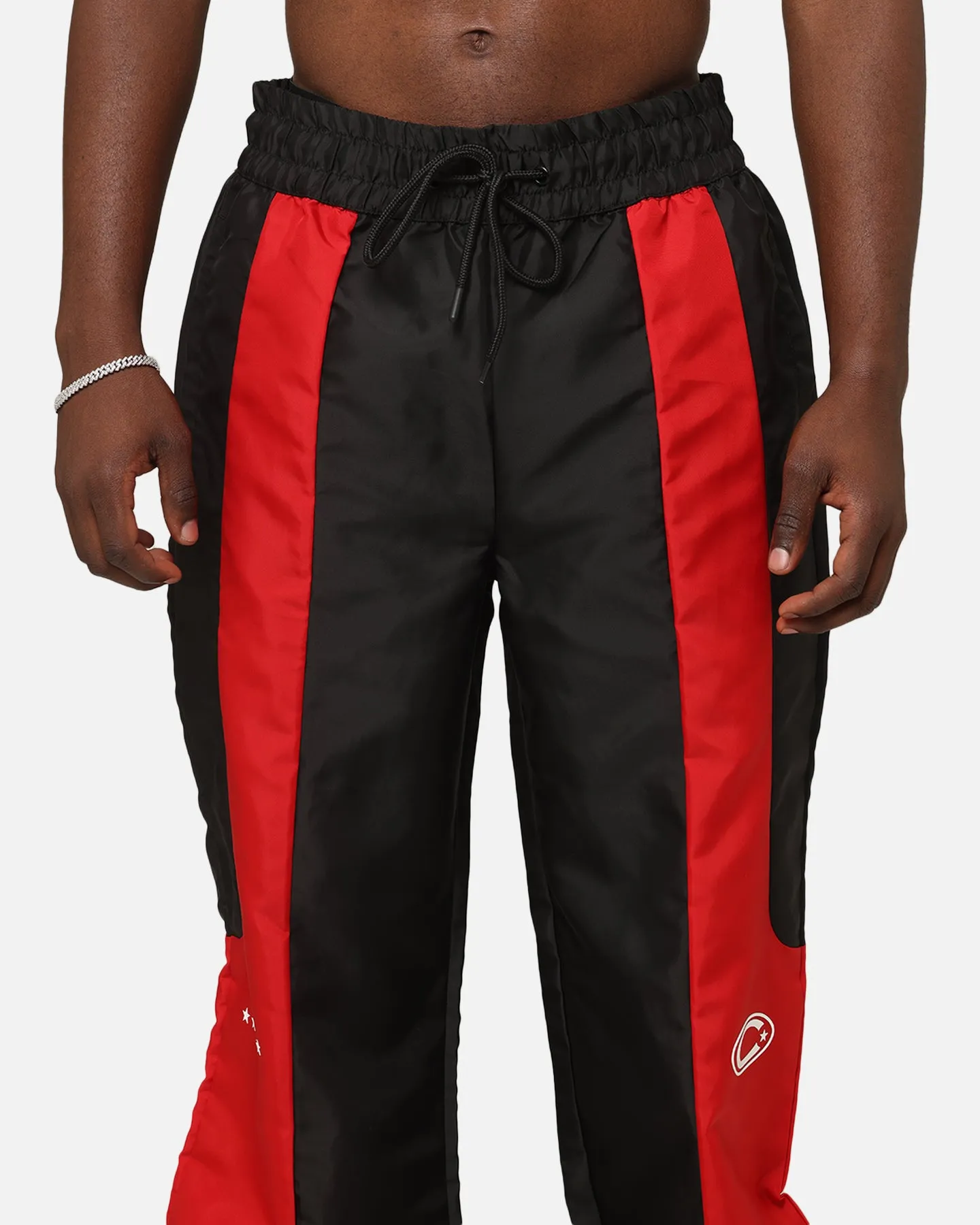 Carre Empire Panelled Trackpant Black/Red