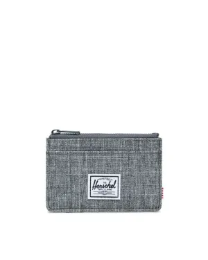 Cartera Tarjetero HERSCHEL Oscar Raven Crosshatch
