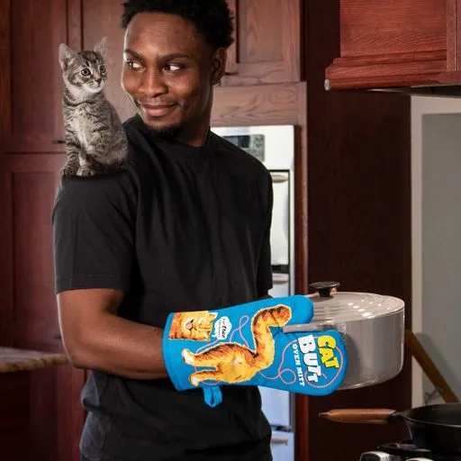 Cat Butt Guide Oven Mitt