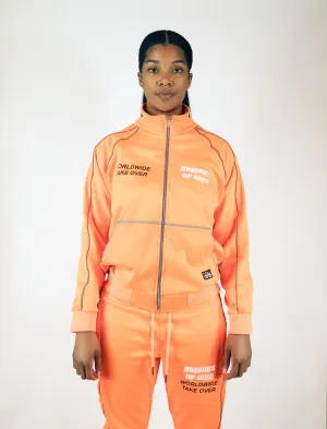 Caution Orange Worldwide Reflective Track Top