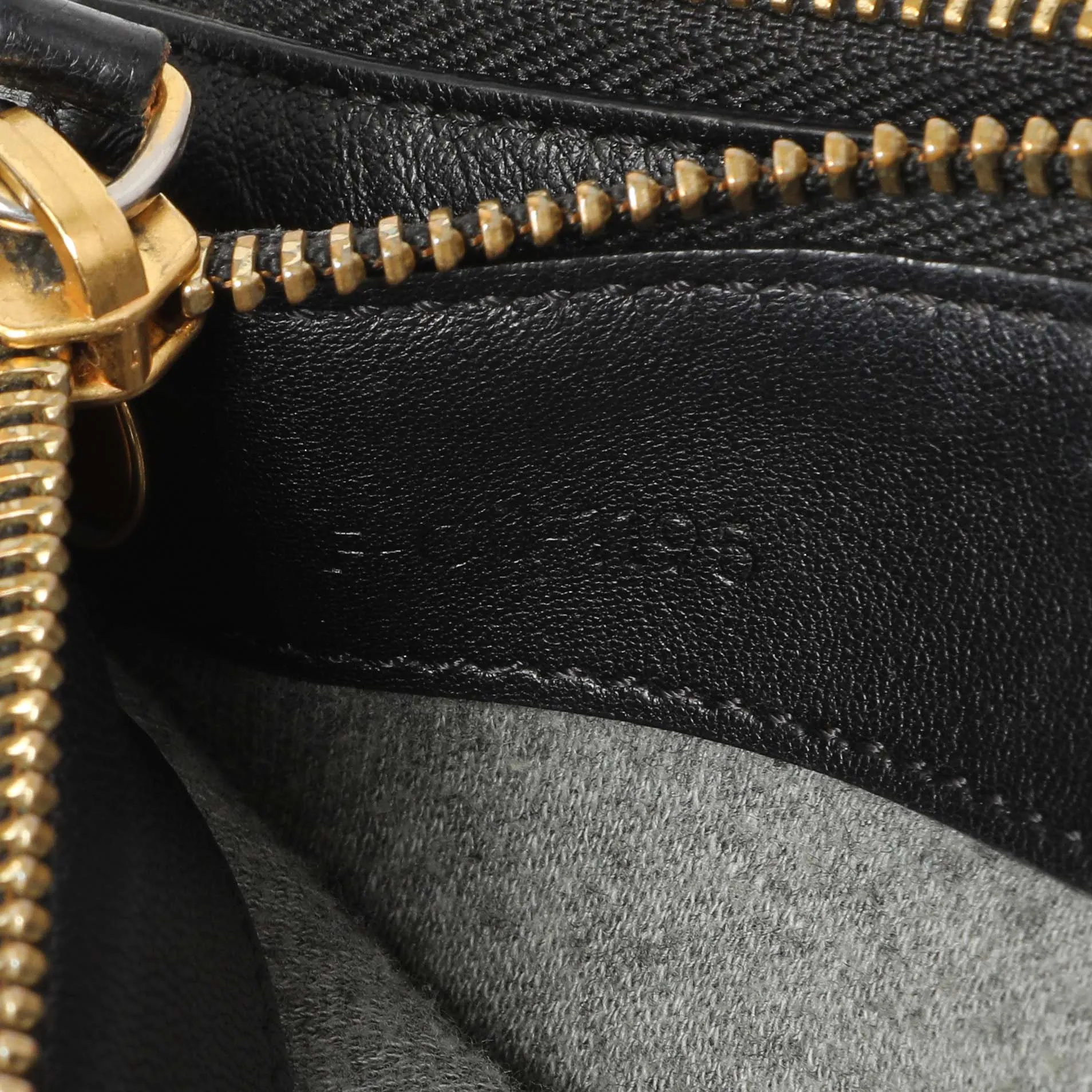 Celine Black Lambskin Small Trio Crossbody