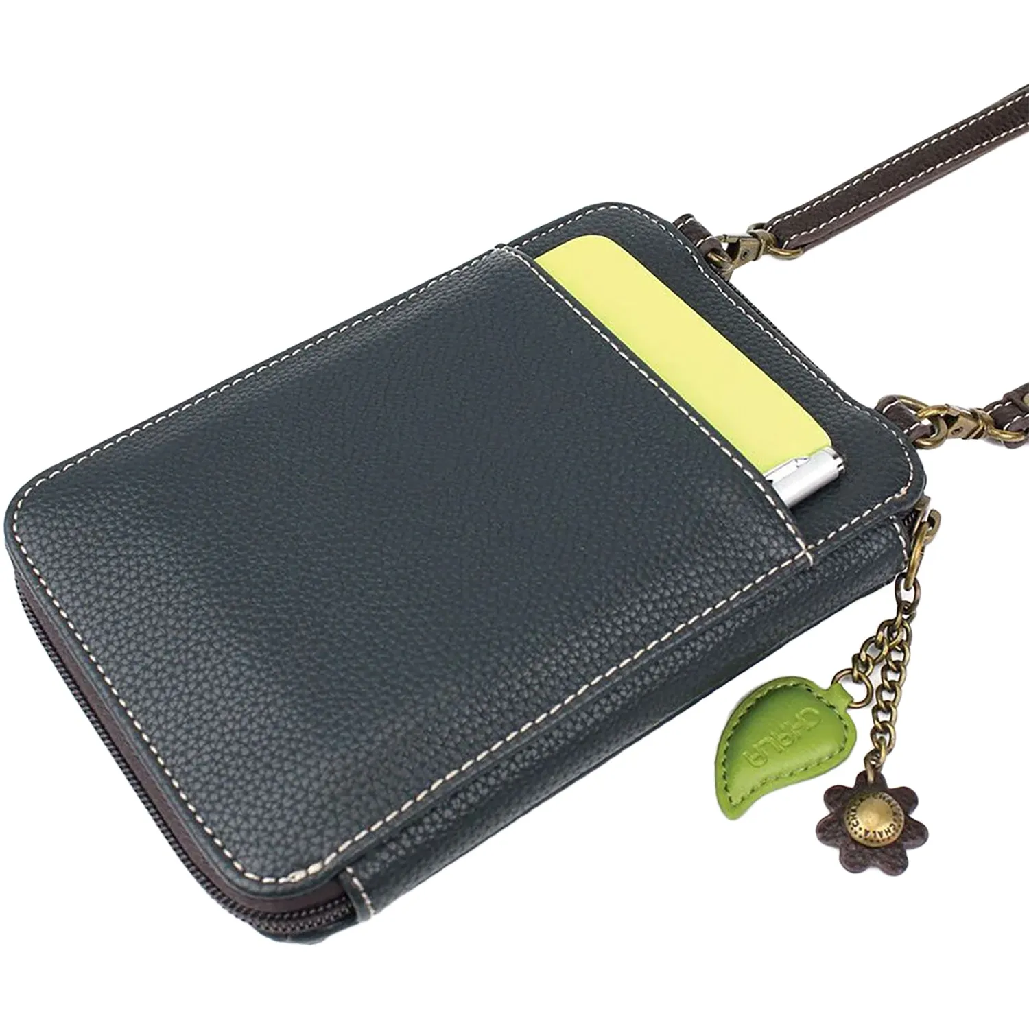 Chala Handbags Dragonfly Wallet Crossbody Navy
