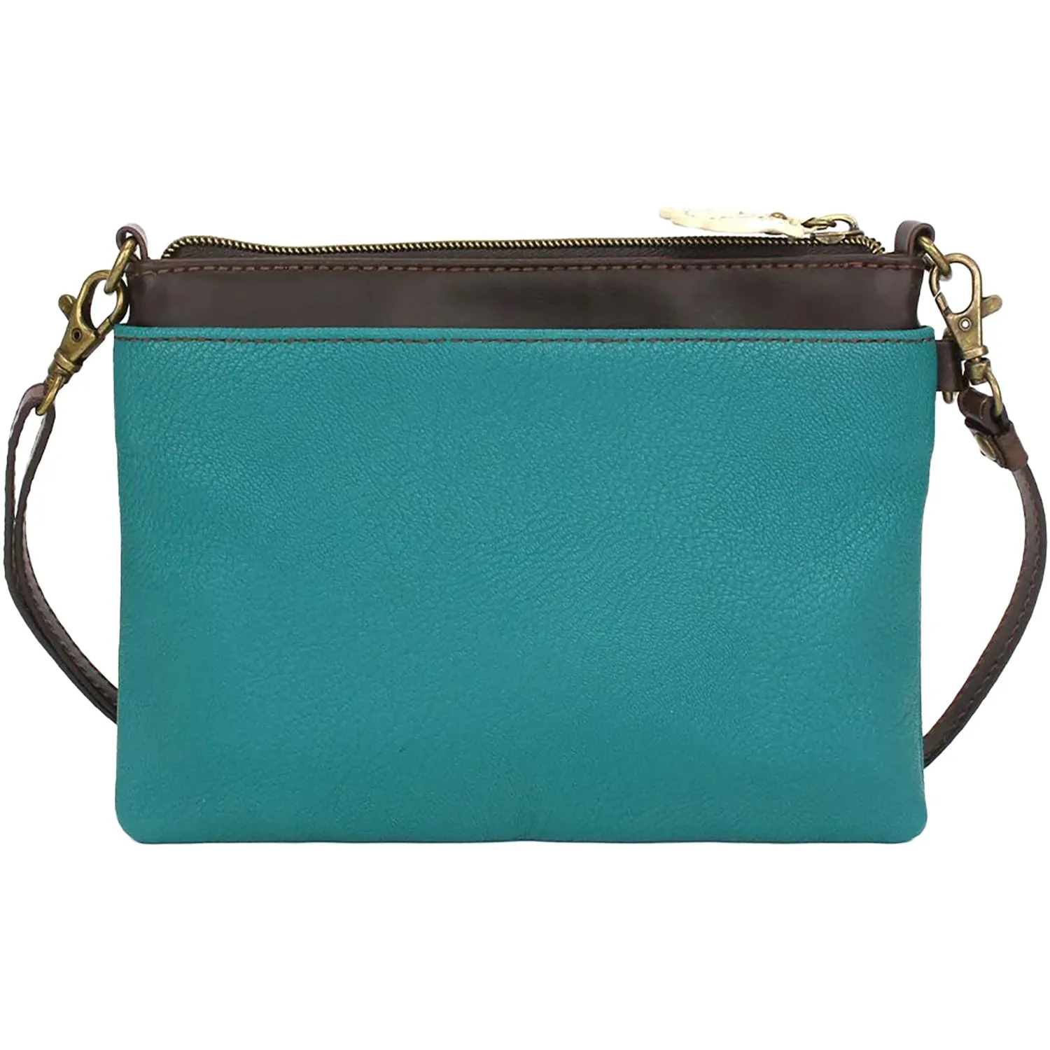 Chala Handbags Otter Lazercut Mini Xbody Turquoise