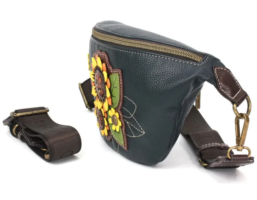 Chala Sunflower Fanny Pack Navy