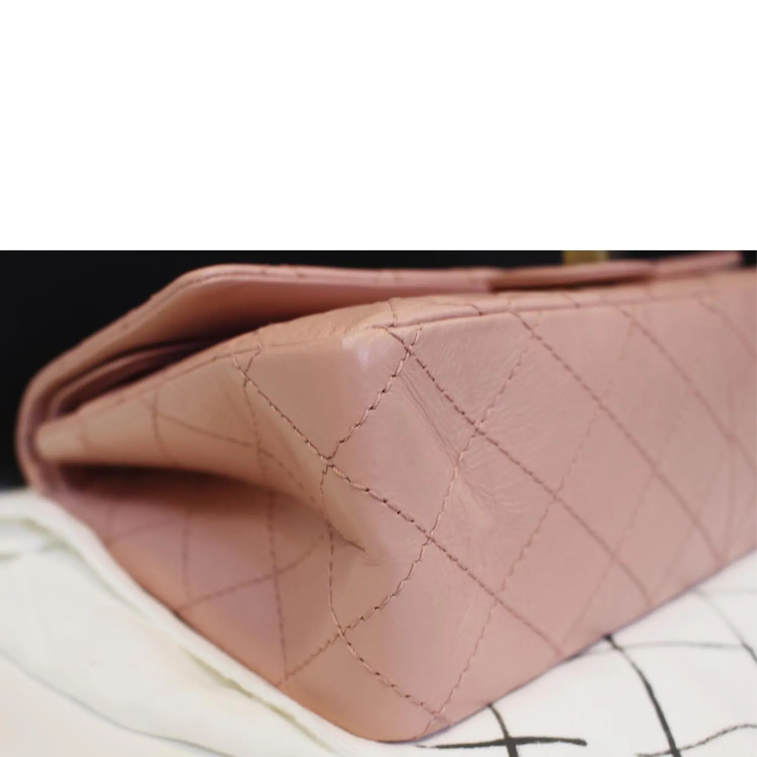 CHANEL 2.55 Reissue Double Flap Pink Shoulder Bag