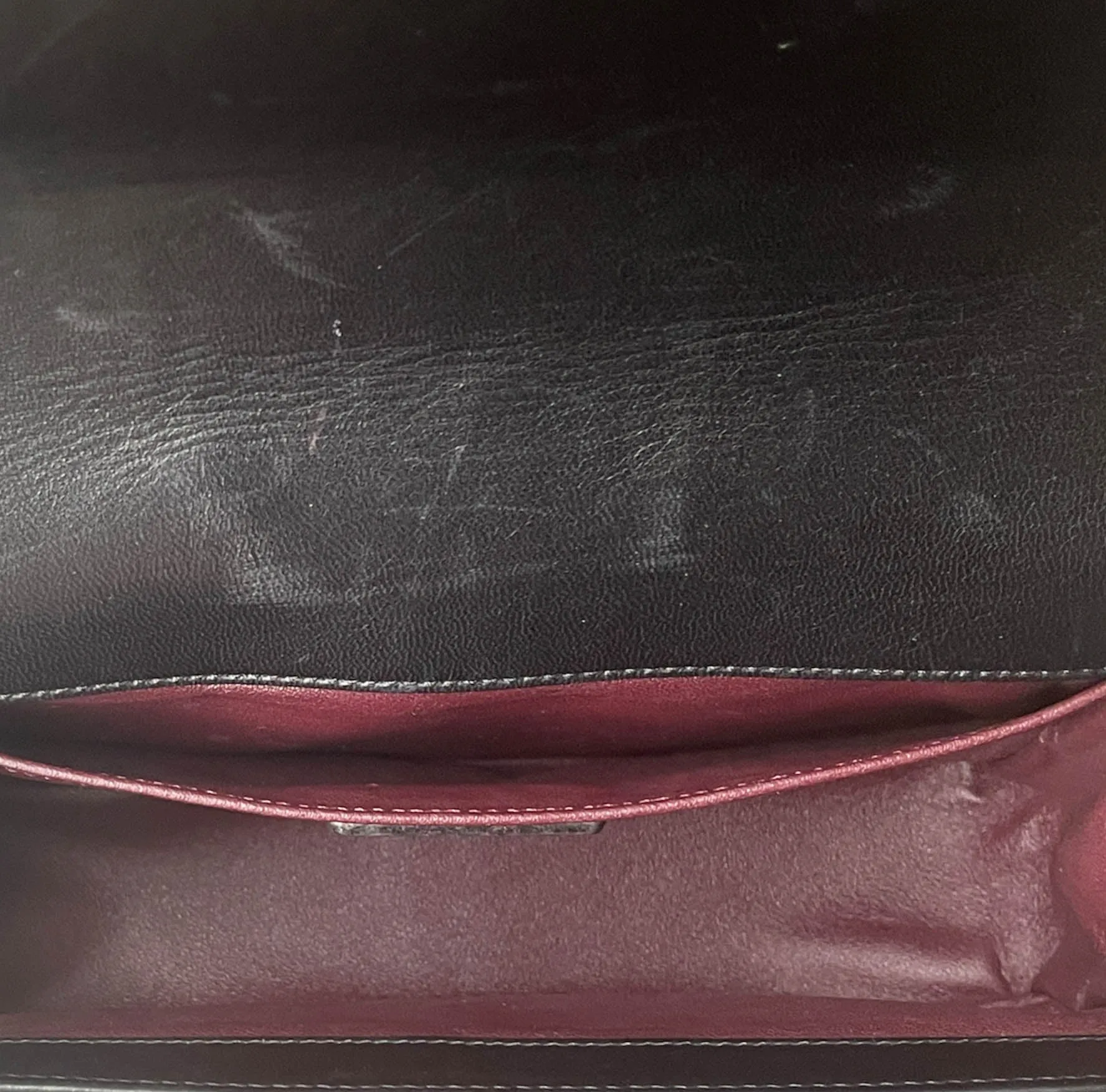 Chanel Black Goat Hair Medium Celtic Boy Flap Bag