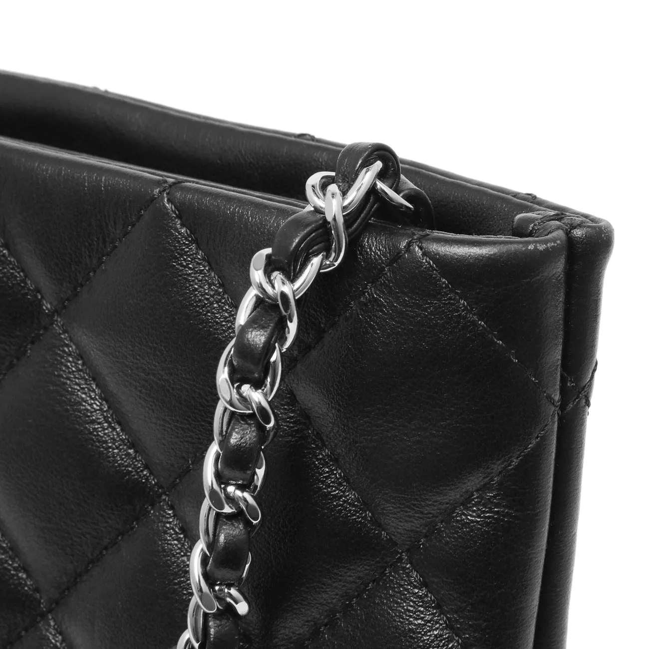 Chanel Black Quilted Calfskin Uniform Crossbody Bag