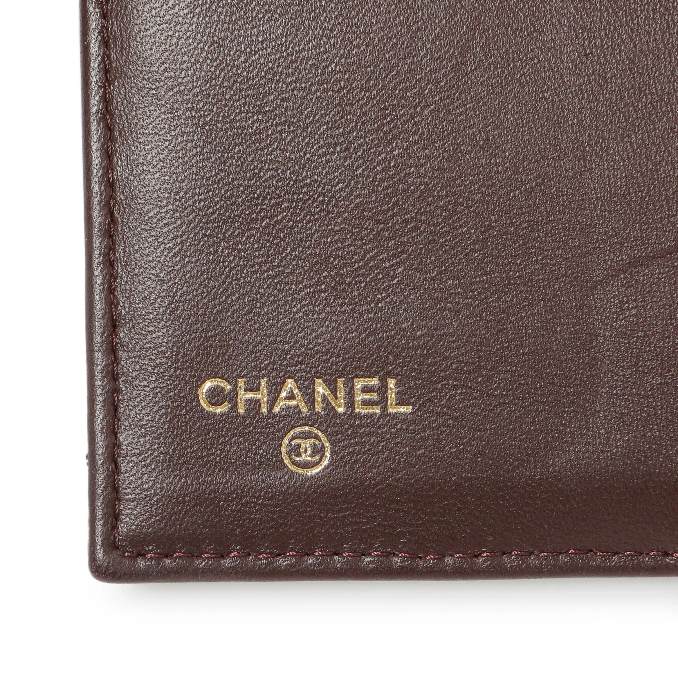 Chanel Black Quilted Lambskin Large Flap Wallet